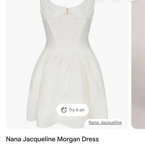 Nana Jacqueline White Mini Dress